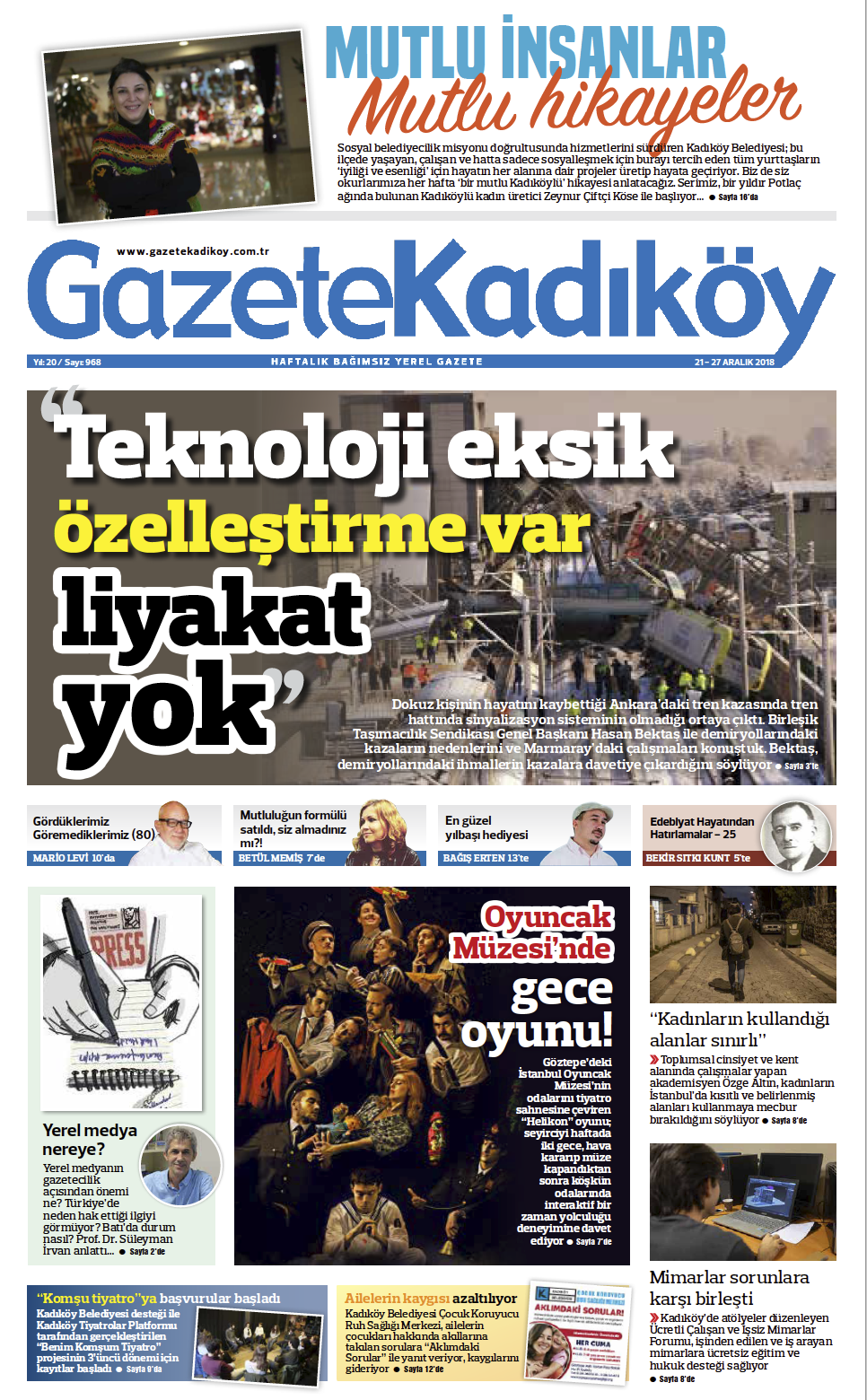 Gazete Kadıköy - 968. SAYI